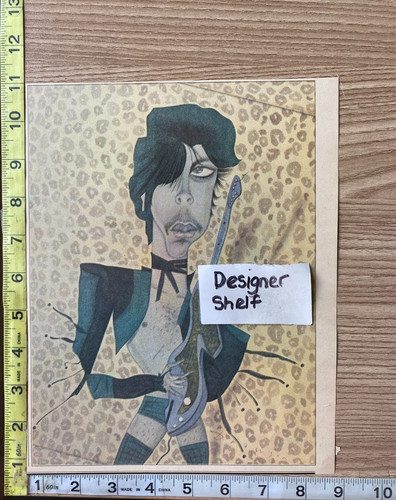 Prince illustrated guitar - prince,